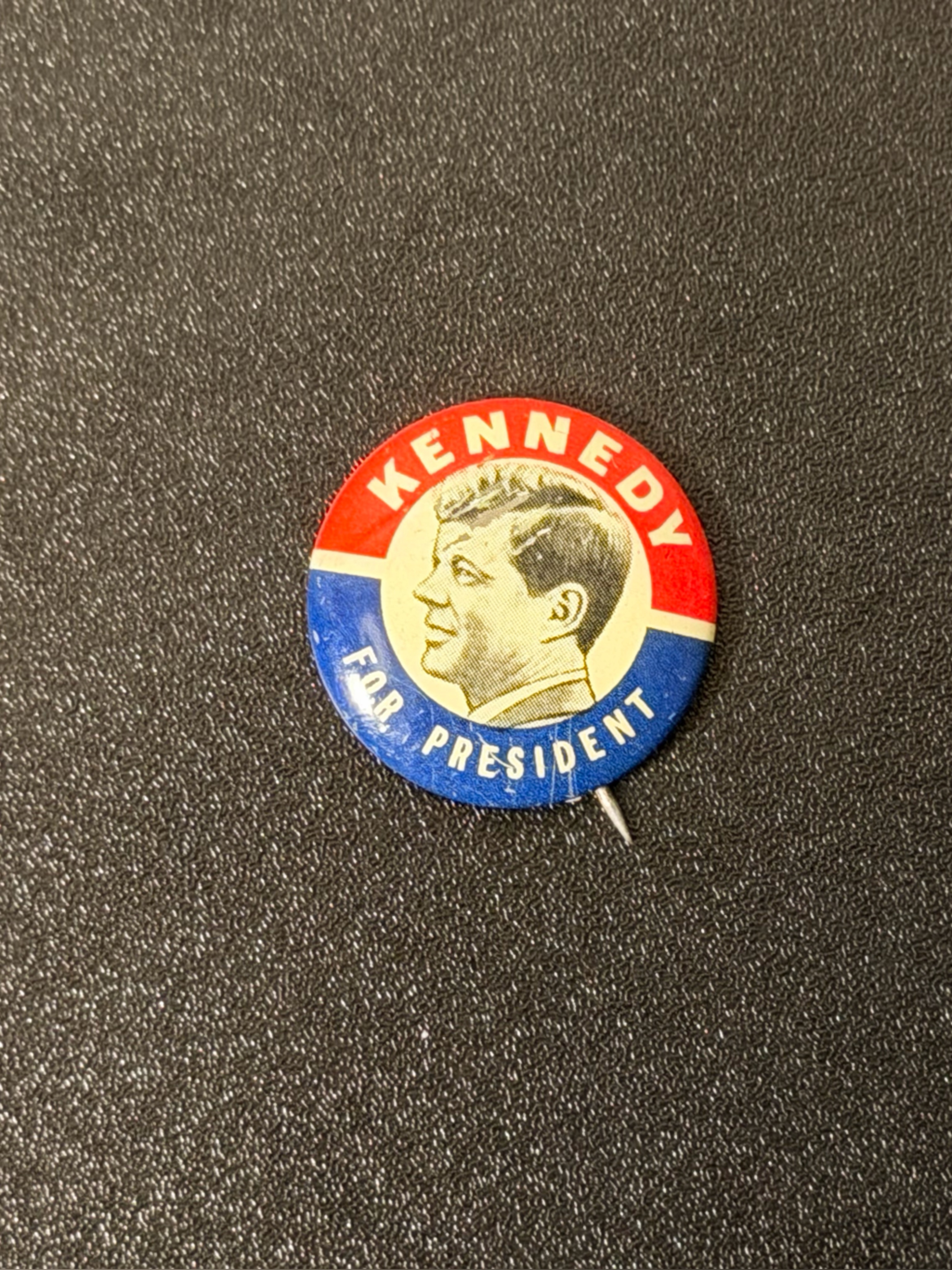 Vintage Kennedy For President Campaign Pinback Button Excellent Condition